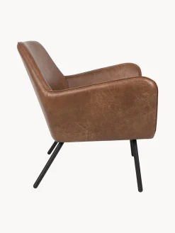 Poltrona lounge in similpelle Bon
