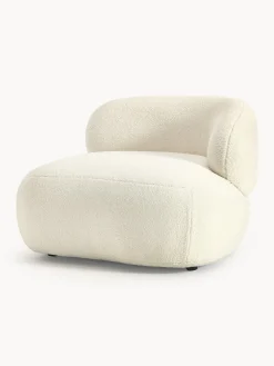 Poltrona lounge in teddy Alba