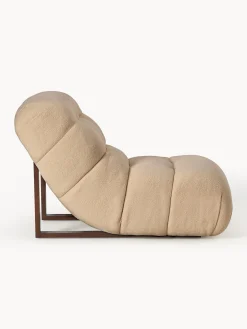 Poltrona lounge in teddy Stanley