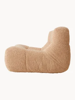 Poltrona lounge in teddy fatta a mano Lazy
