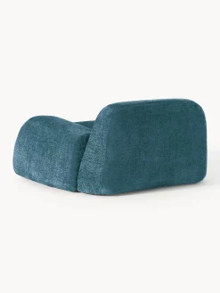 Poltrona lounge in teddy-bouclé Wolke