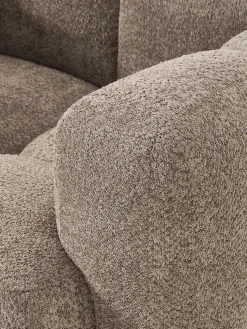 Poltrona lounge in teddy-bouclé Tayla