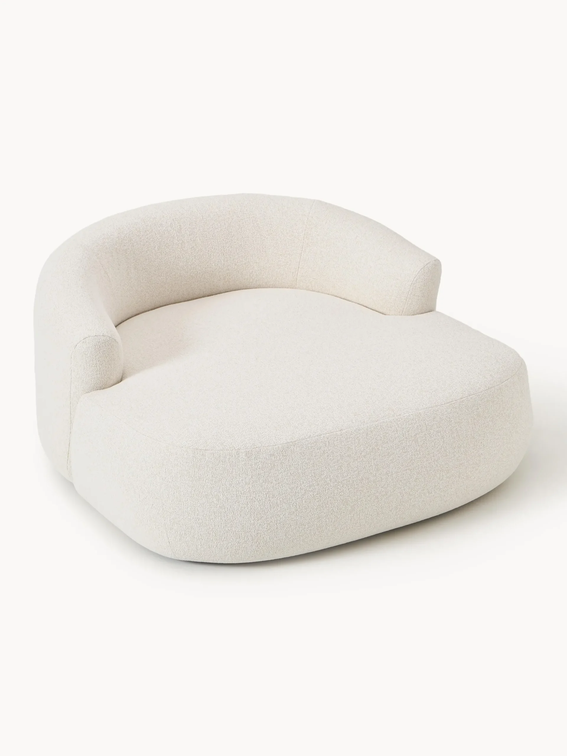 Poltrona lounge XL in bouclé Sofia