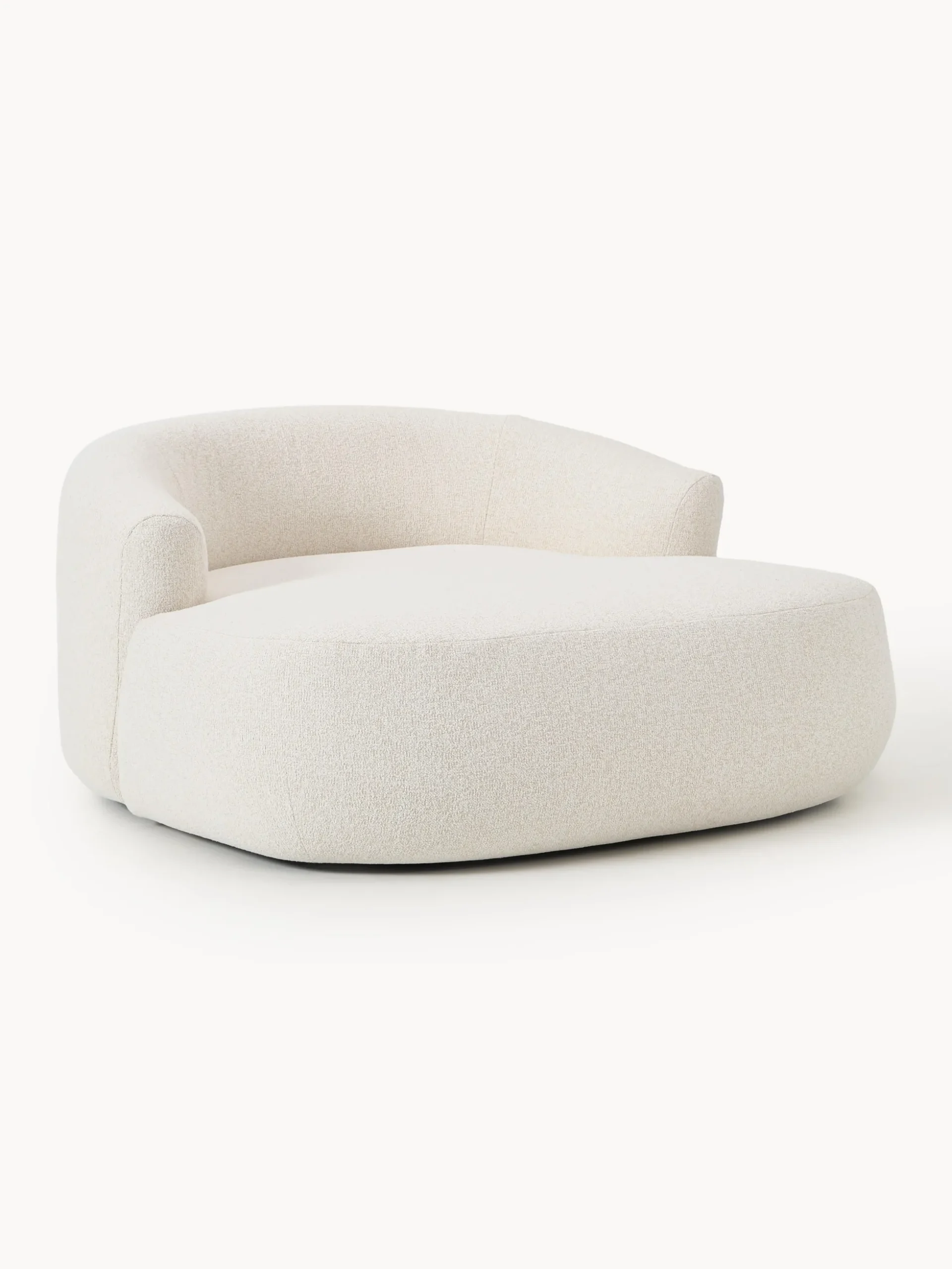 Poltrona lounge XL in bouclé Sofia