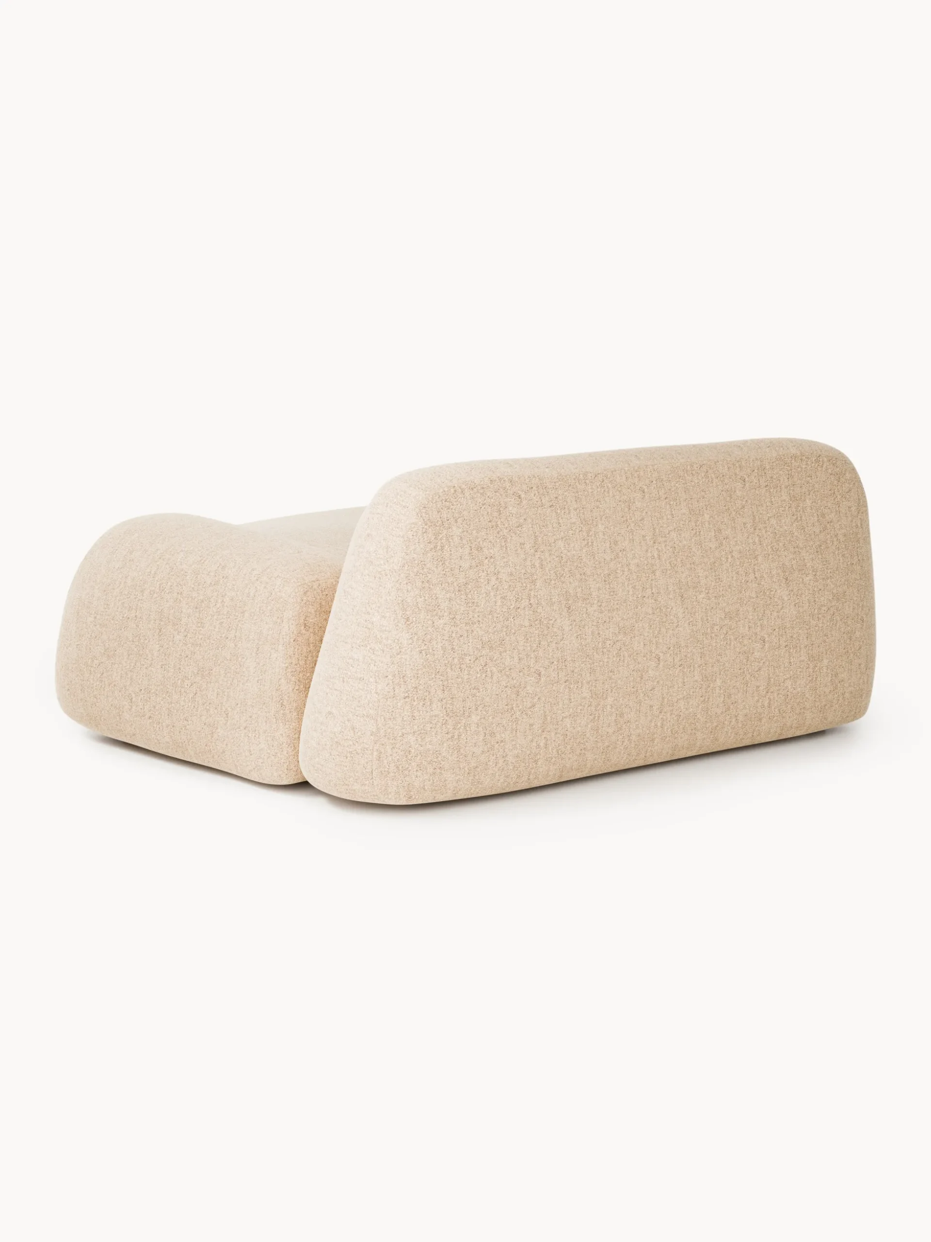 Poltrona lounge XL in bouclé Wolke