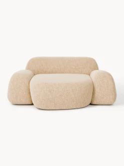 Poltrona lounge XL in bouclé Wolke