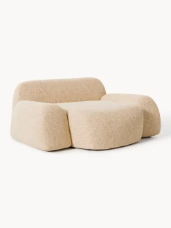 Poltrona lounge XL in bouclé Wolke