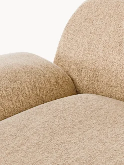 Poltrona lounge XL in bouclé Wolke