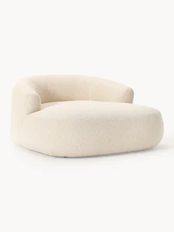 Poltrona lounge XL in bouclé Sofia