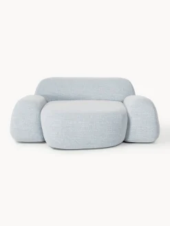 Poltrona lounge XL in bouclé Wolke