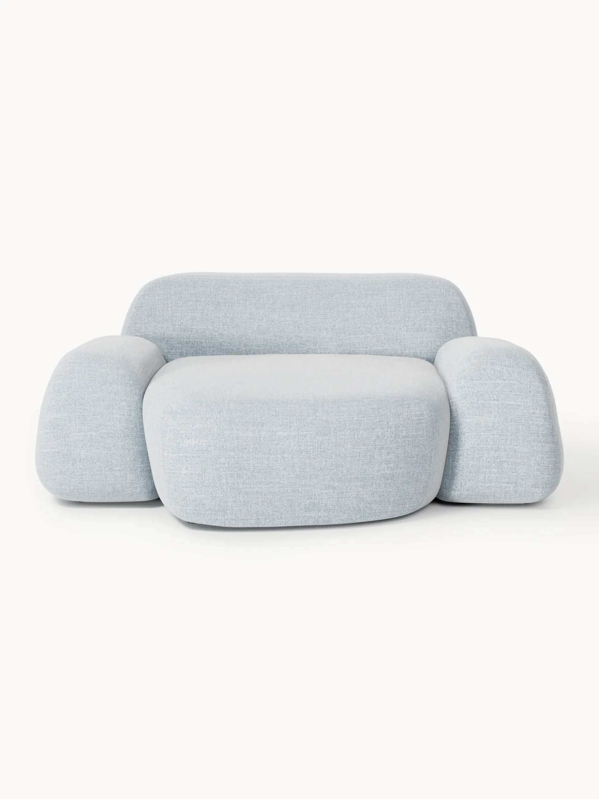 Poltrona lounge XL in bouclé Wolke