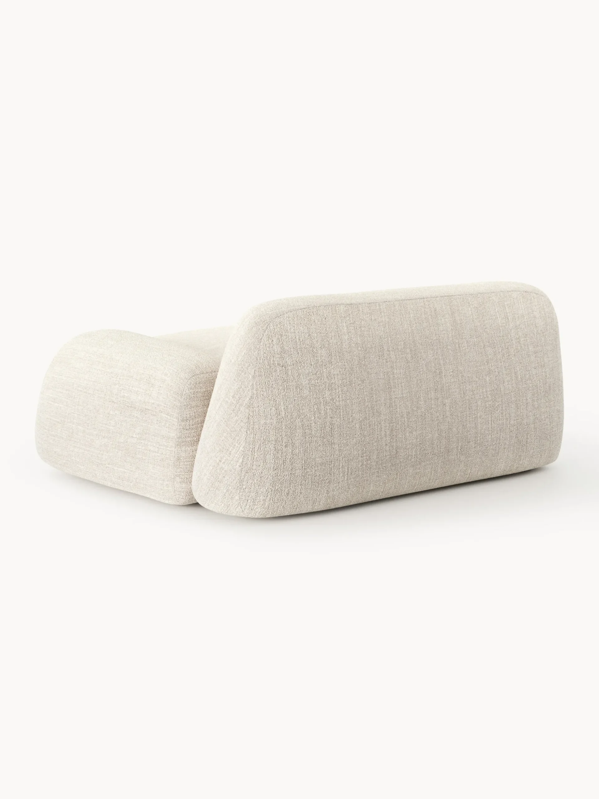 Poltrona lounge XL in bouclé Wolke