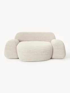 Poltrona lounge XL in bouclé Wolke
