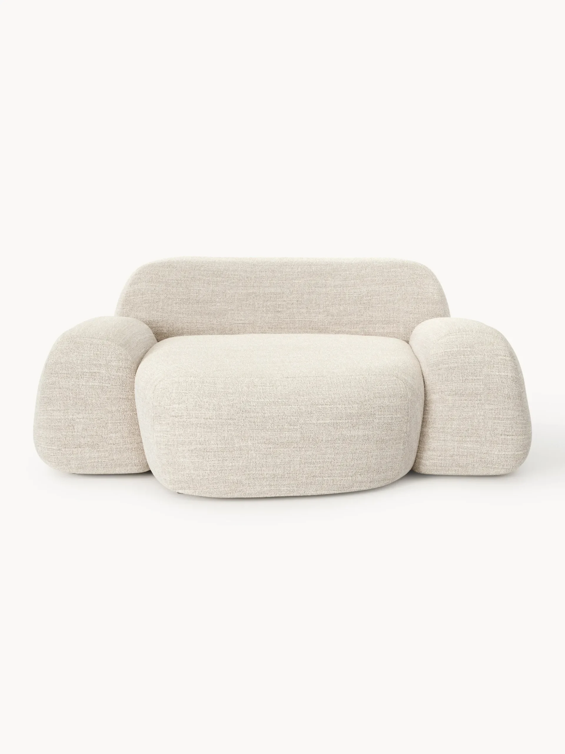 Poltrona lounge XL in bouclé Wolke