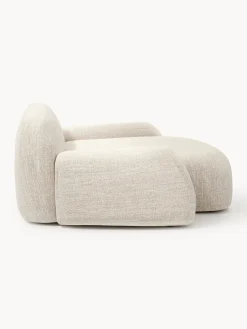 Poltrona lounge XL in bouclé Wolke