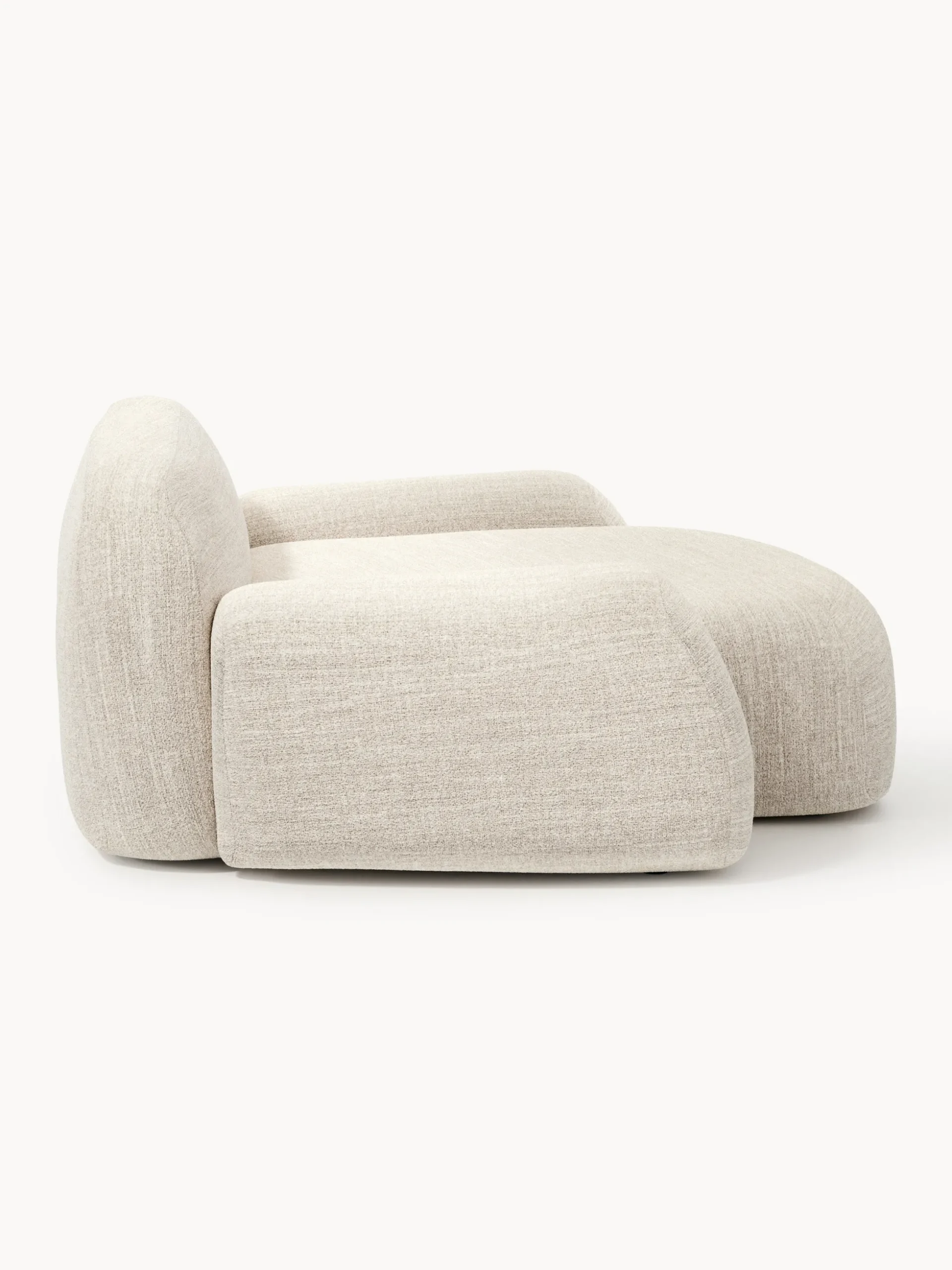 Poltrona lounge XL in bouclé Wolke