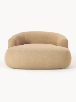Poltrona lounge XL in bouclé Sofia