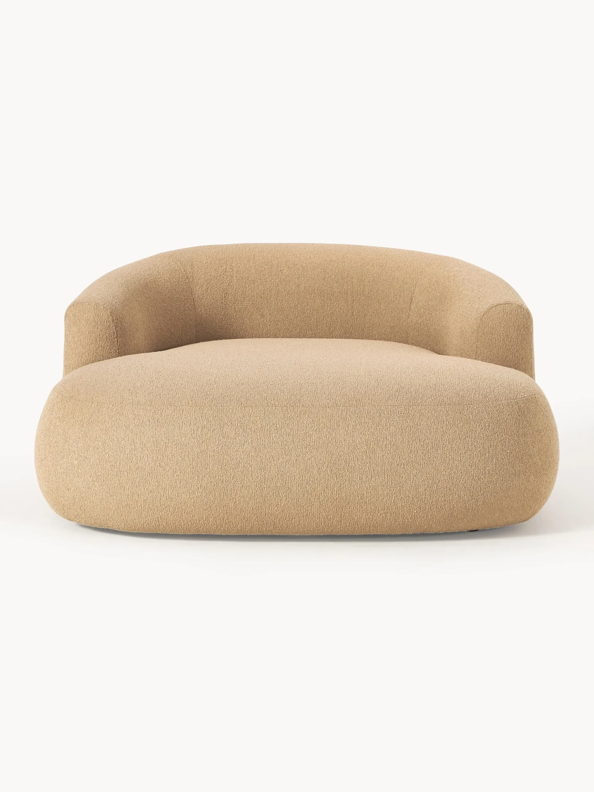 Poltrona lounge XL in bouclé Sofia