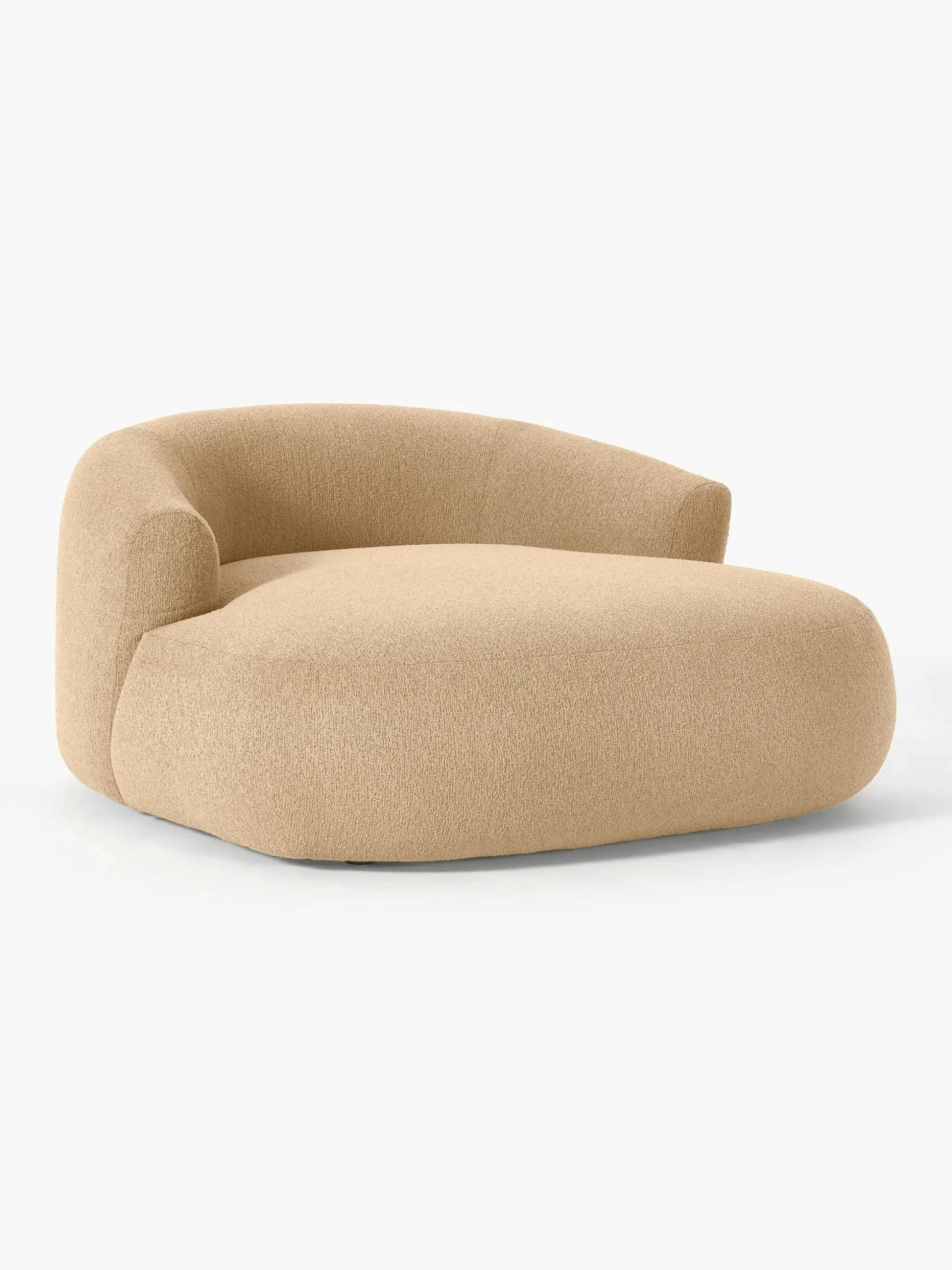 Poltrona lounge XL in bouclé Sofia
