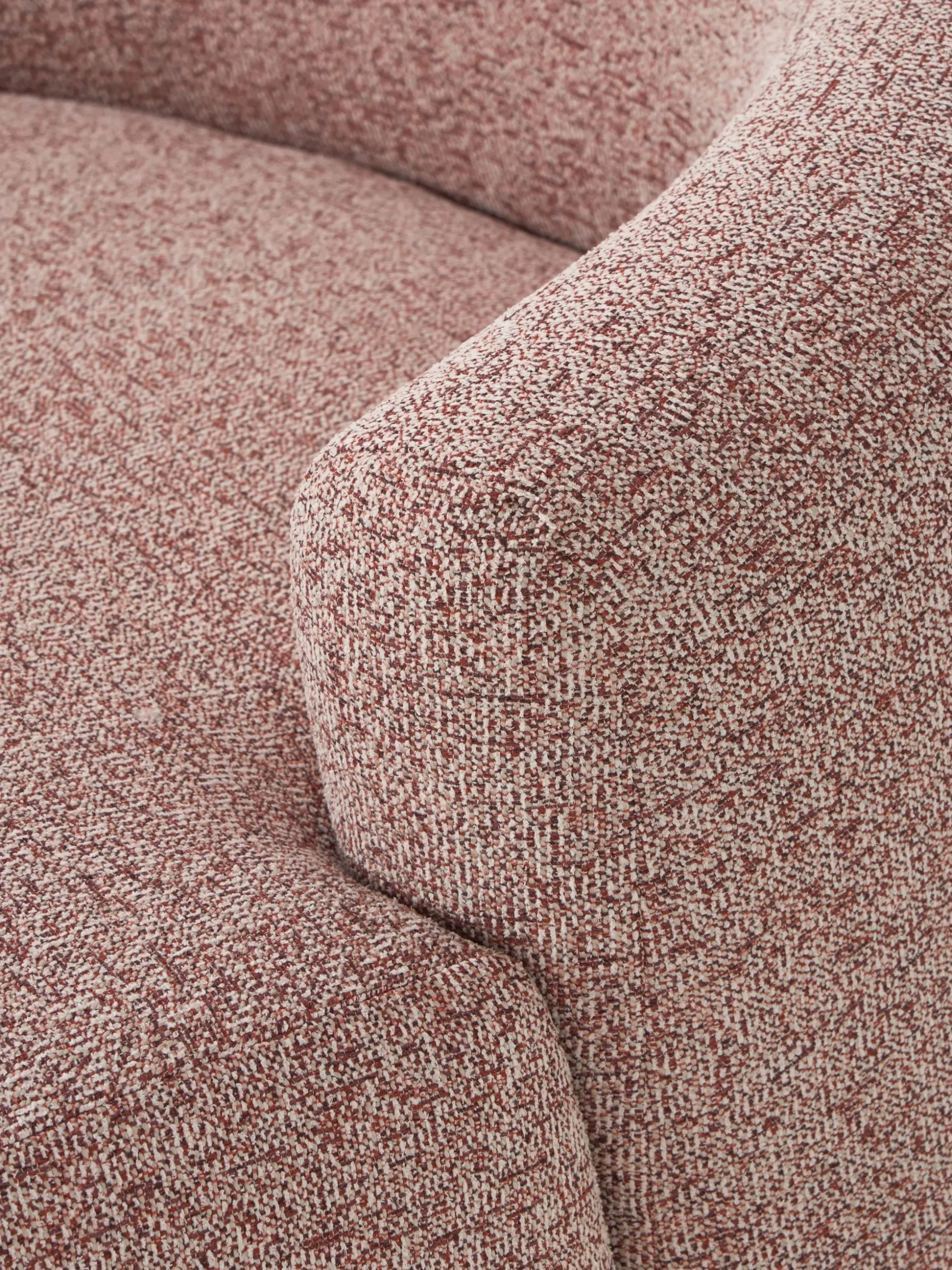 Poltrona lounge XL in bouclé Sofia