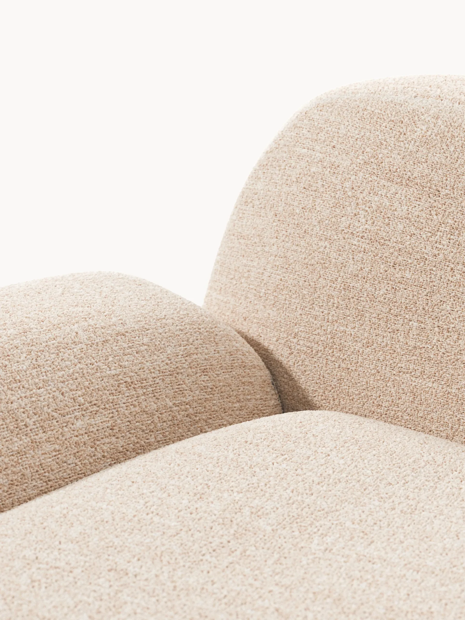 Poltrona lounge XL in bouclé Wolke