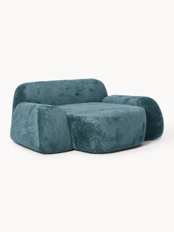 Poltrona lounge XL in teddy bouclé Wolke