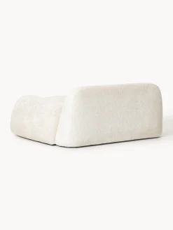 Poltrona lounge XL in teddy bouclé Wolke