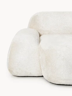 Poltrona lounge XL in teddy bouclé Wolke