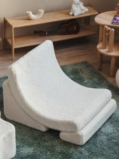 Poltrona per bambini in teddy fatta a mano Moon