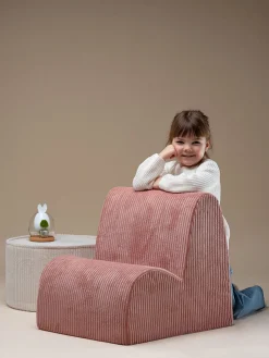 Poltrona per bambini in velluto a coste Cloud