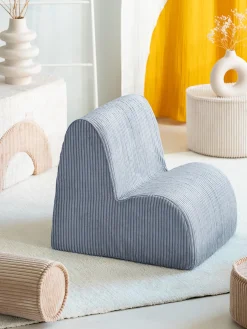 Poltrona per bambini in velluto a coste Cloud