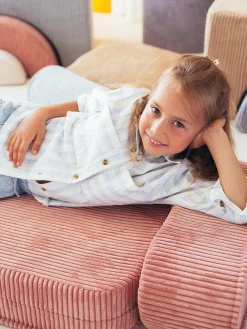 Poltrona pieghevole per bambini in velluto a coste Sugar