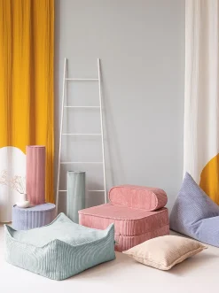 Poltrona pieghevole per bambini in velluto a coste Sugar