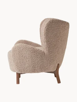 Poltrona Bergère in teddy Kalia