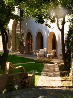 Poltrona da giardino intrecciata a mano P3