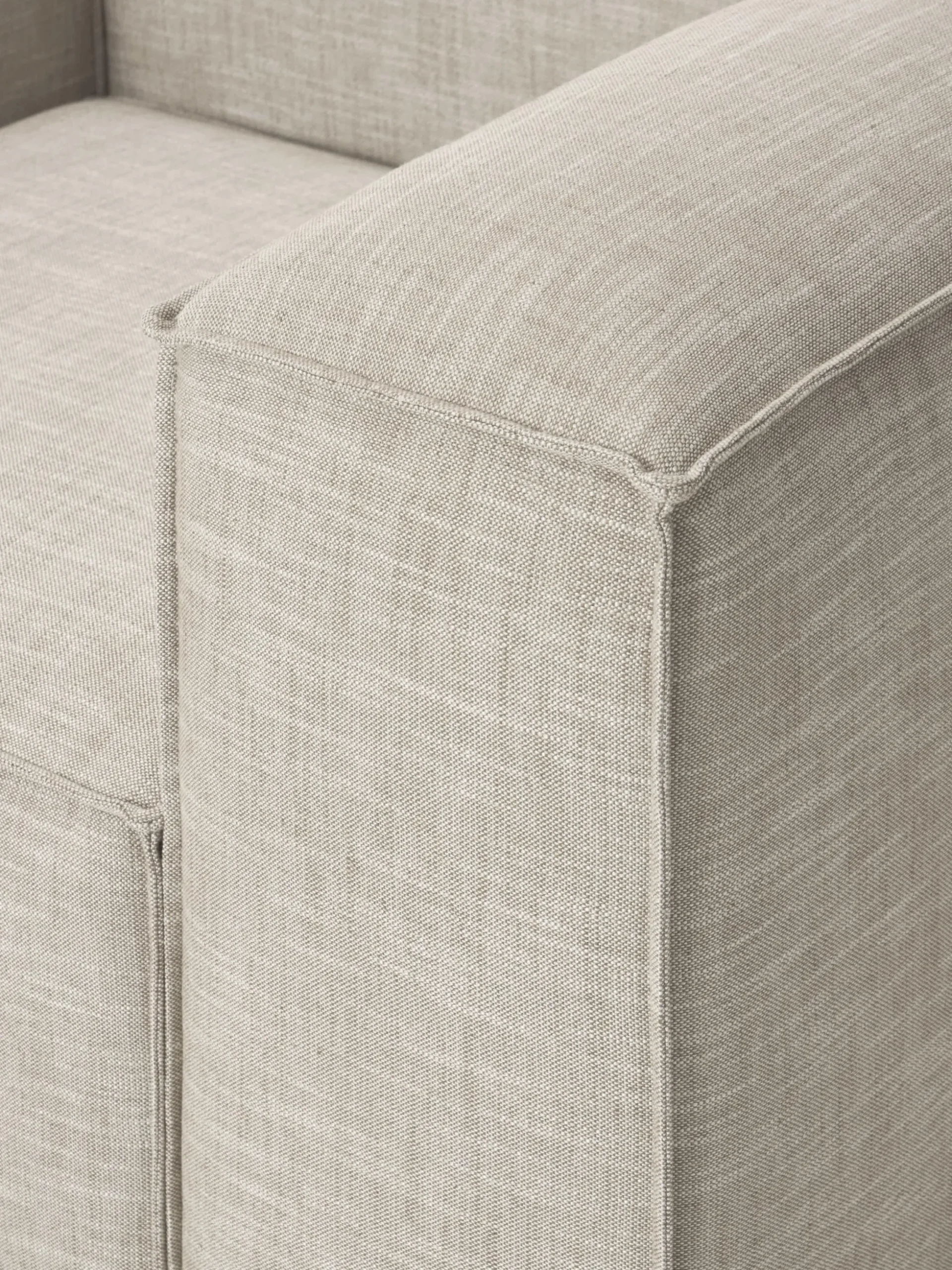 Poltrona in misto lino Lennon