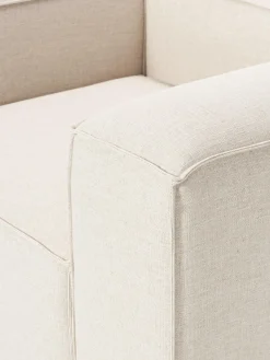 Poltrona in misto lino Lennon