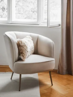 Poltrona in velluto Louise