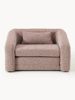 Poltrona letto in bouclé Eliot