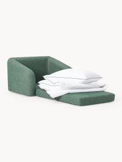 Poltrona letto in bouclé Eliot