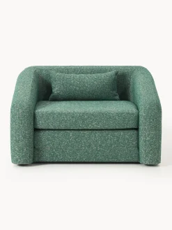 Poltrona letto in bouclé Eliot