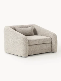 Poltrona letto in bouclé Eliot