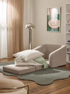 Poltrona letto in bouclé Eliot
