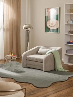 Poltrona letto in bouclé Eliot