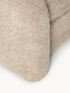 Poltrona letto in teddy-bouclé Eliot