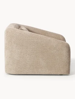 Poltrona letto in teddy-bouclé Eliot