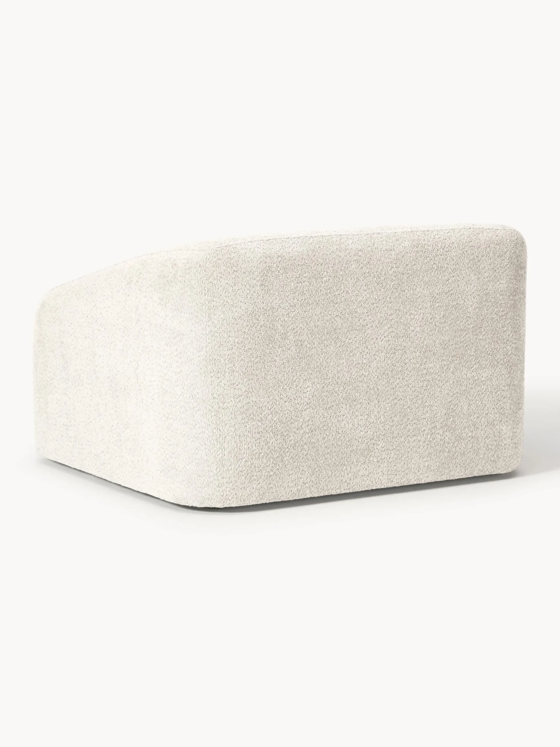Poltrona letto in teddy-bouclé Eliot