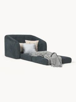Poltrona letto in teddy-bouclé Eliot