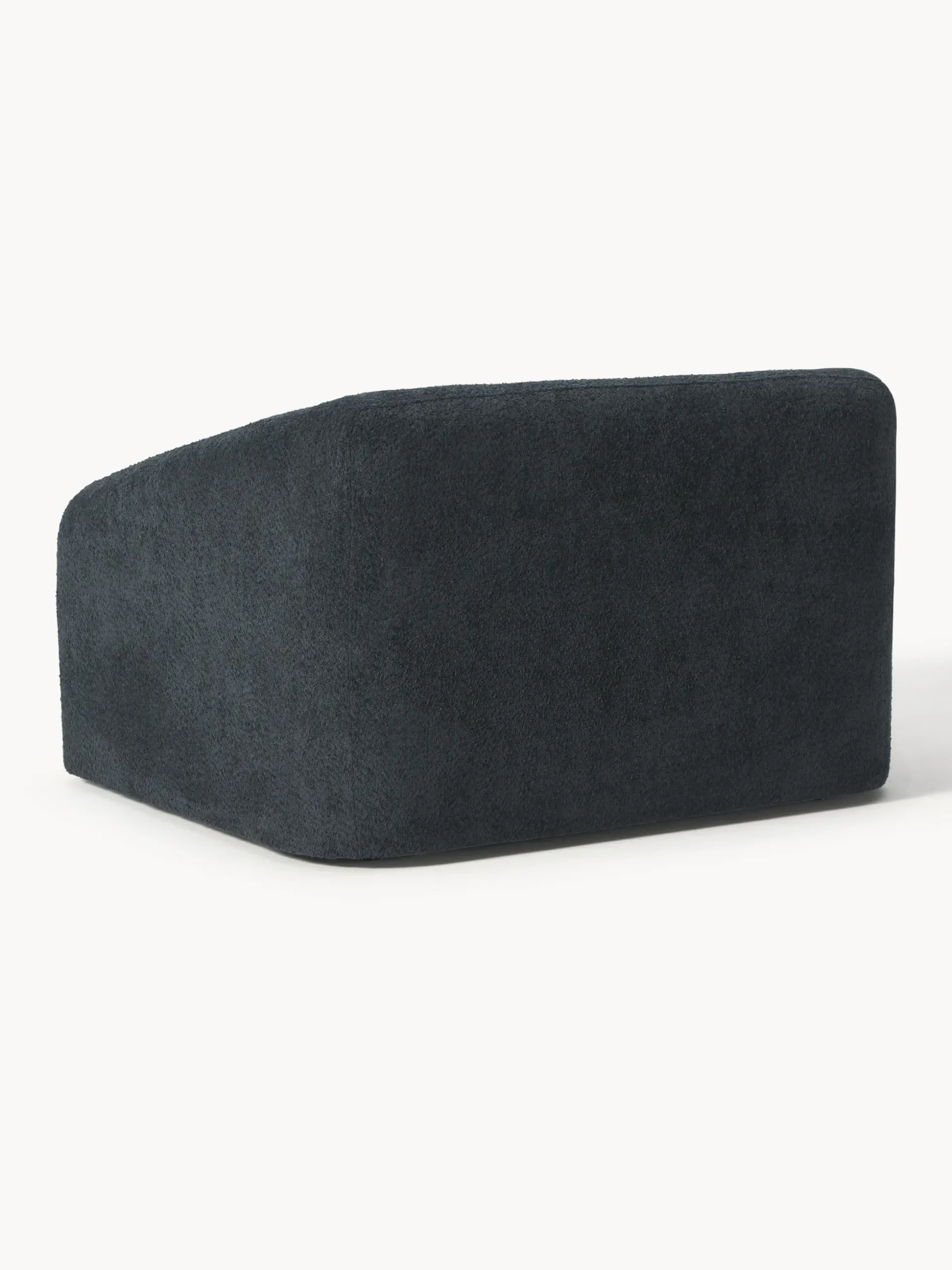 Poltrona letto in teddy-bouclé Eliot