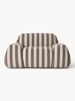 Poltrona lounge a righe Wolke